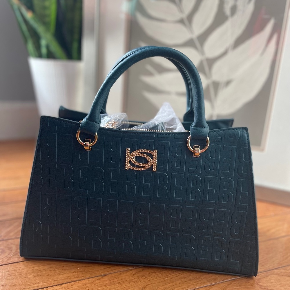 Medium Berry Blue Green BEBE Purse